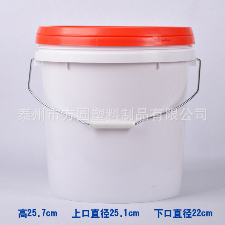 10公斤塑料塑胶桶 涂料化工桶圆桶 定制转印桶